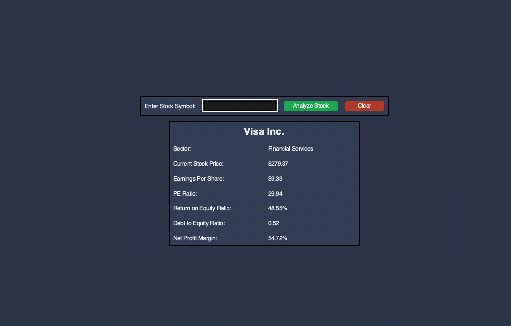 StockAnalysisHomePage